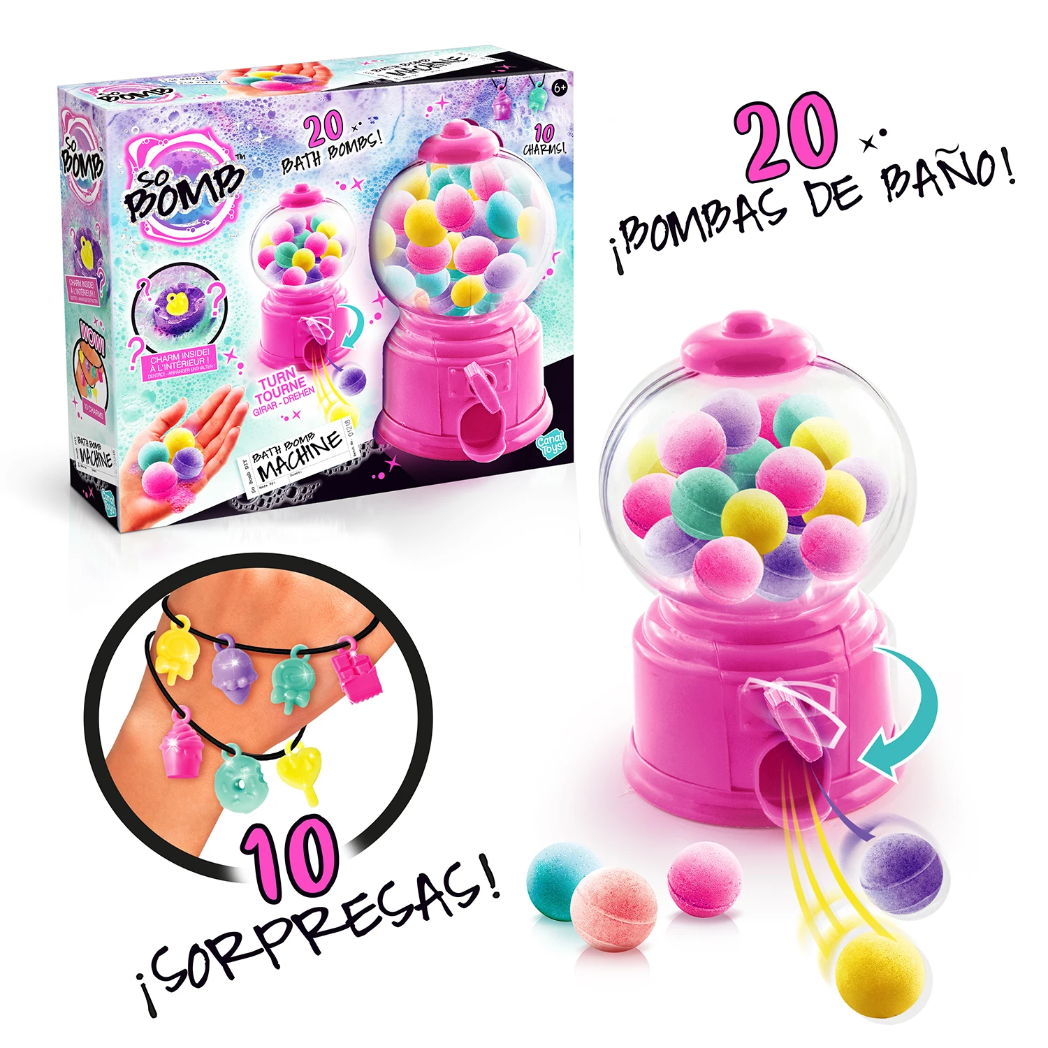 Dispensador de Bombas de Baño Canal Toys So Bomb - Imagen 5