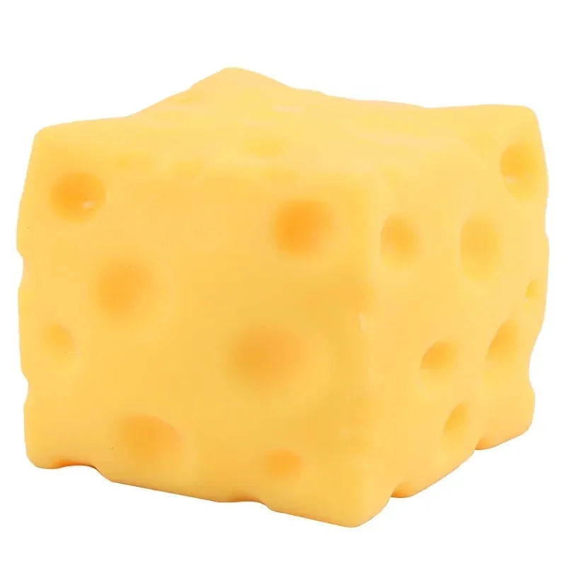 Juguete Antiestrés Blandito en Forma de Queso de Mantequilla Cuadrado - Imagen 5