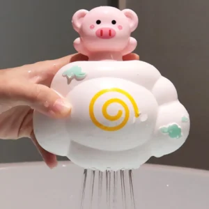 Juguete de Baño para Bebé - Nube Flotante con Chorros de Agua