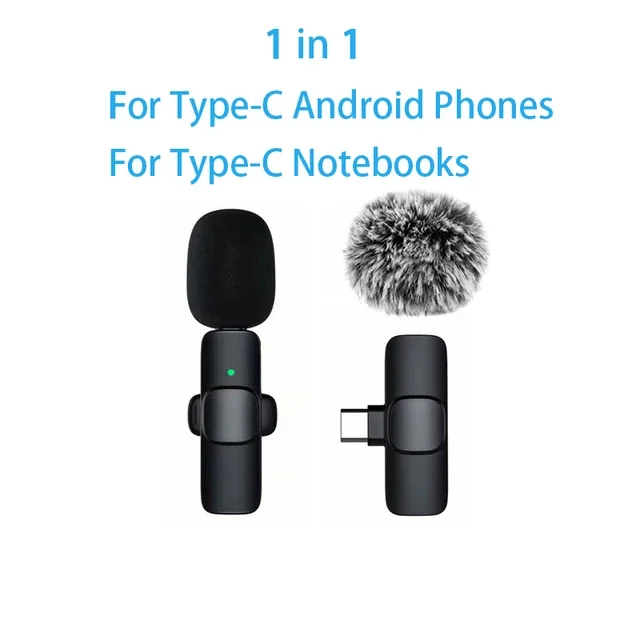 Mini Micrófono de Solapa Inalámbrico para Grabación de Video, Vlog y Podcast - Imagen 7