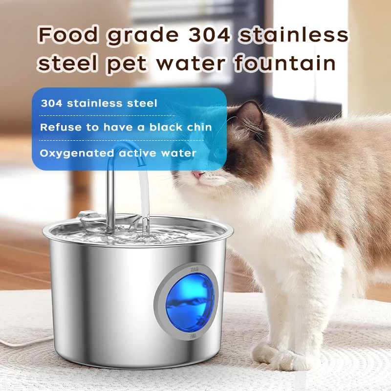 Fuente de Agua Automática de 2.2L para Gatos y Perros con Filtro Múltiple - Imagen 3