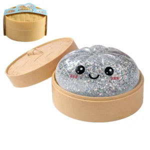 Empanadilla Blandita con Purpurina en Caja Juguete Sensorial Antiestrés