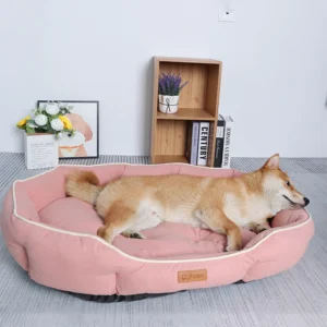 Cama Tipo Sofá Acolchada y Cálida para Mascotas