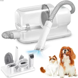 Aspirador y Kit de Peluquería Canina para Mascotas