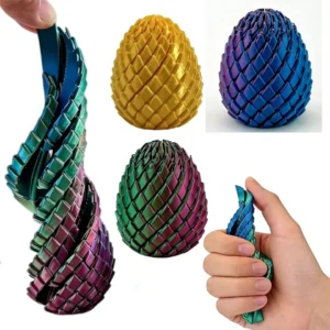 Huevo de Dragón Impreso en 3D con Spinner Juguete Fidget Antiestrés