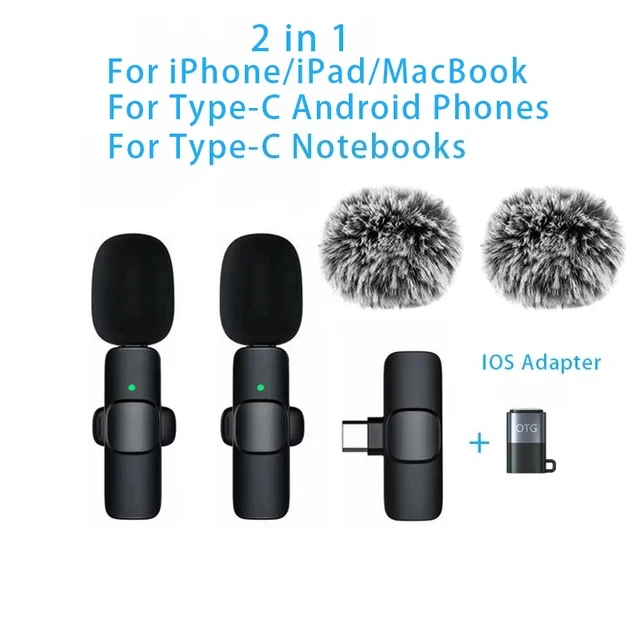 Mini Micrófono de Solapa Inalámbrico para Grabación de Video, Vlog y Podcast - Imagen 12