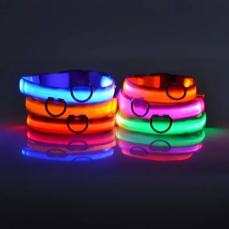 Collar de Nailon con Luz LED de Seguridad para Perros - Imagen 3