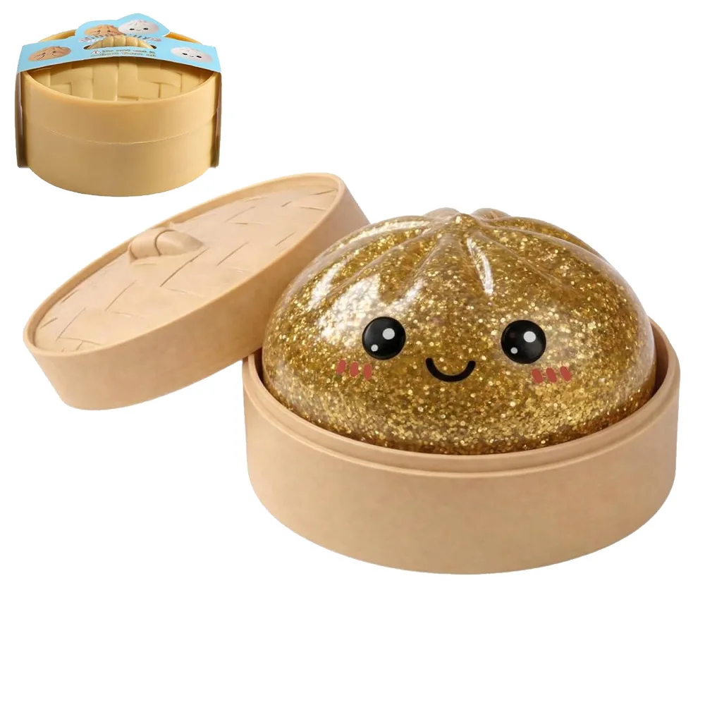 Empanadilla Blandita con Purpurina en Caja Juguete Sensorial Antiestrés - Imagen 4