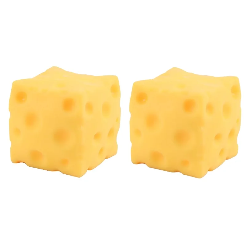Juguete Antiestrés Blandito en Forma de Queso de Mantequilla Cuadrado - Imagen 7