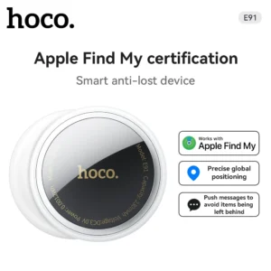 Localizador Inteligente Bluetooth E91 - Rastreador Anti-pérdida Compatible con Find My