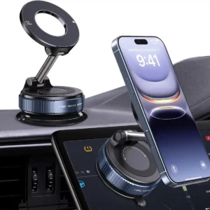 Soporte Magnético de Vacío para Auto - Versión Mejorada con Ajuste Multiangular