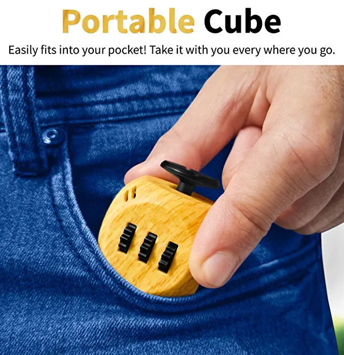 Cubo Fidget Antiestrés de 6 Caras para TDAH y Ansiedad - Imagen 3