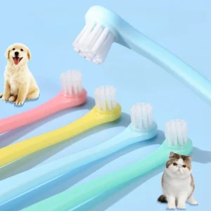 Cepillo de Dientes de Cabezal Pequeño para Perros y Gatos