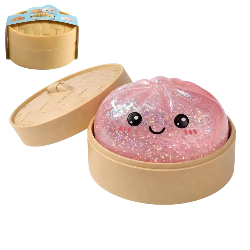 Empanadilla Blandita con Purpurina en Caja Juguete Sensorial Antiestrés - Imagen 5