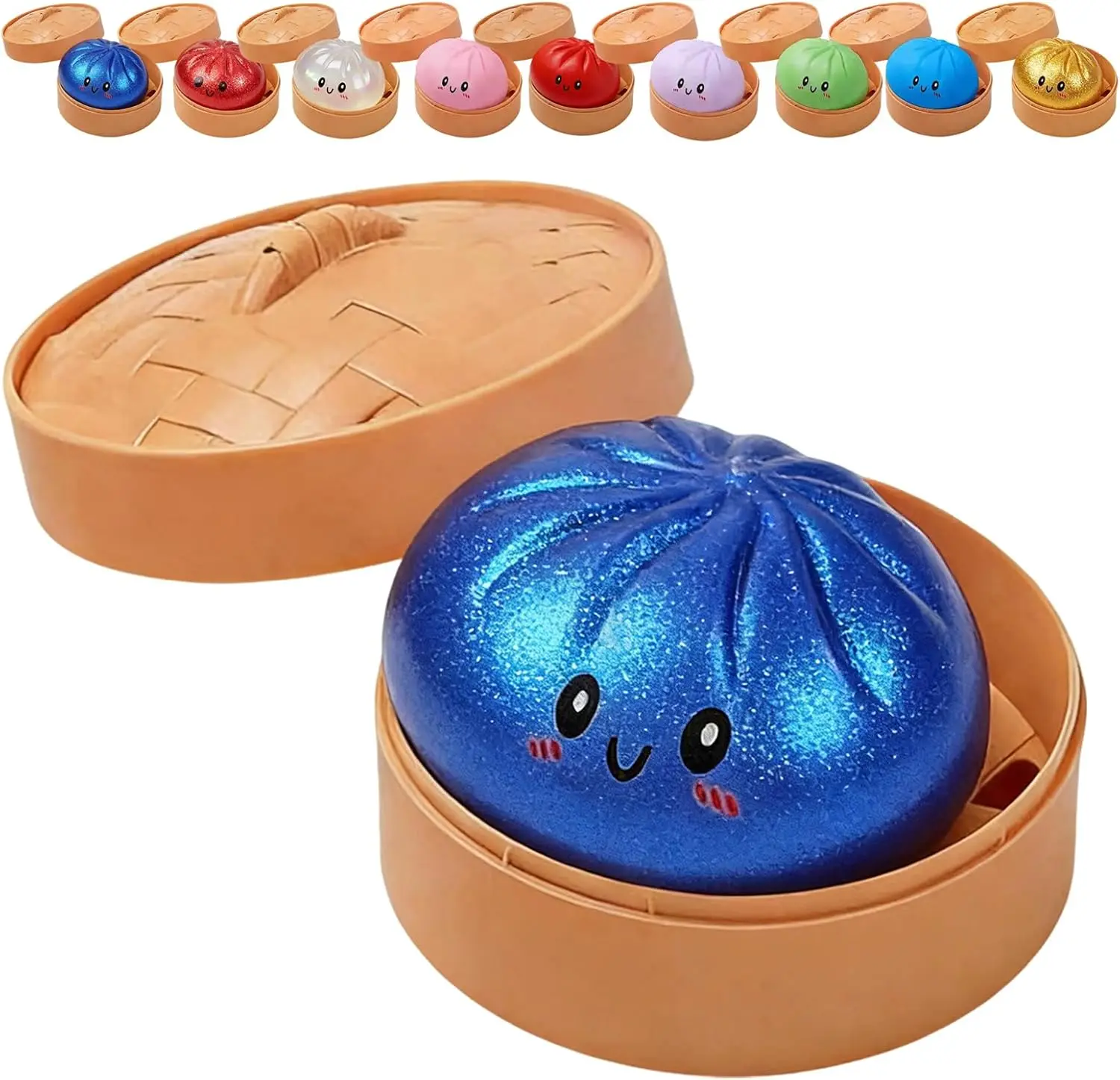 Empanadilla Blandita con Purpurina en Caja Juguete Antiestrés - Imagen 9