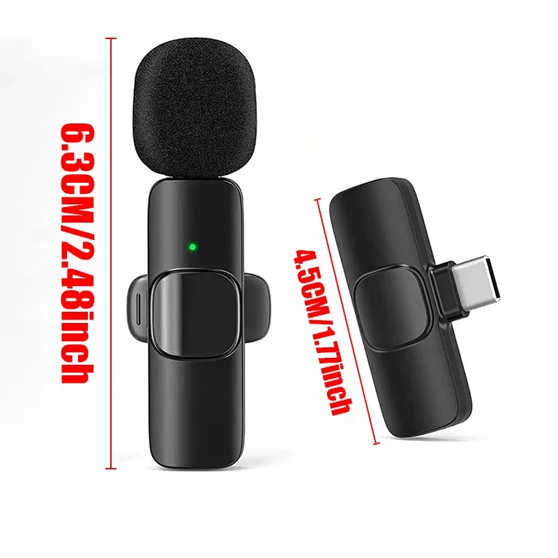 Mini Micrófono de Solapa Inalámbrico para Grabación de Video, Vlog y Podcast - Imagen 2