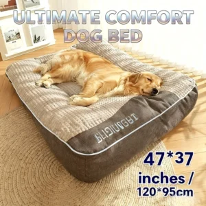 Cama Ortopédica Extra Grande y Gruesa para Perros Grandes