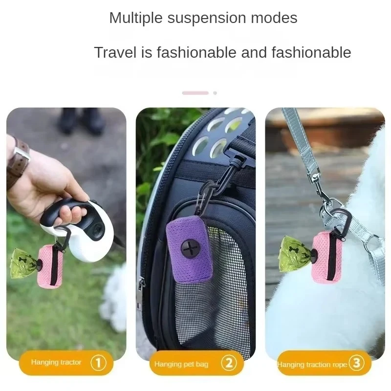 Dispensador Portátil de Bolsas de Excrementos para Perros - Imagen 5