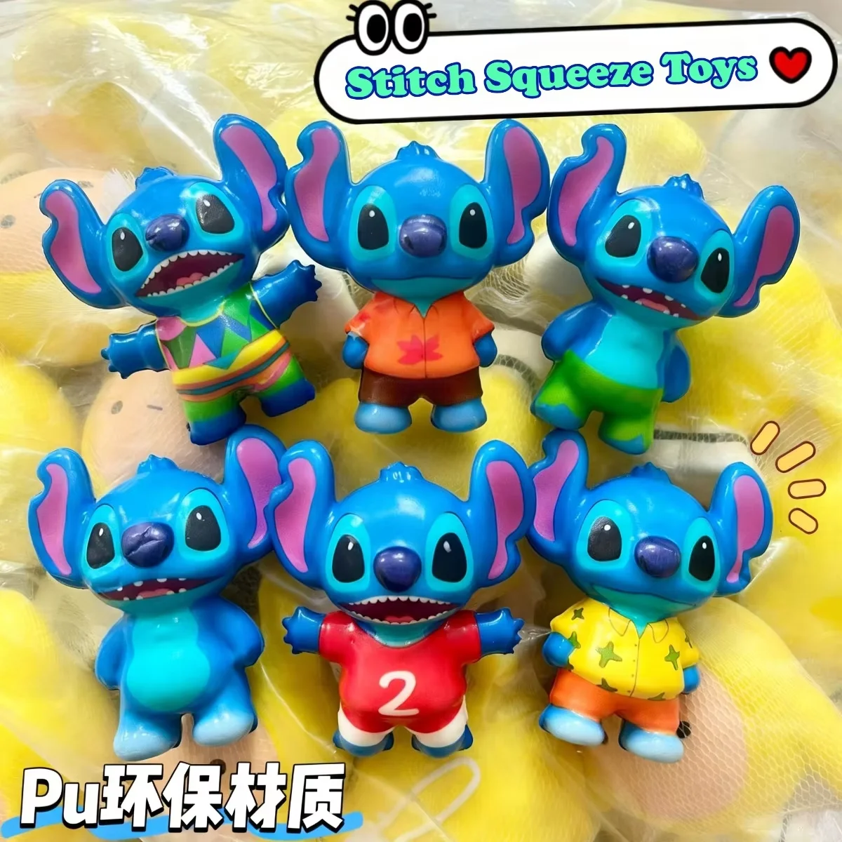 Muñeco de Stitch de Anime Blandito Juguete Antiestrés de Retorno Lento - Imagen 2