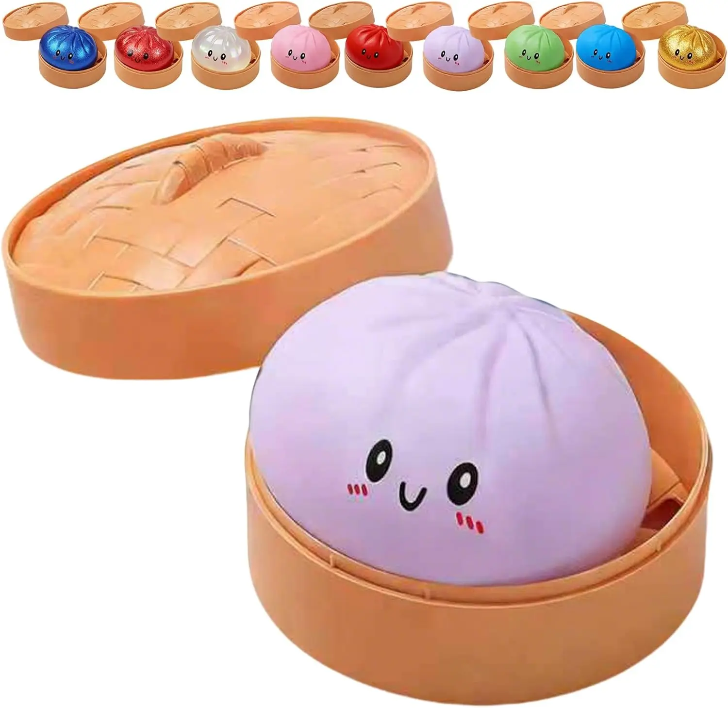Empanadilla Blandita con Purpurina en Caja Juguete Antiestrés - Imagen 11