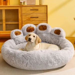 Cama de Felpa Suave y Esponjosa para Mascotas