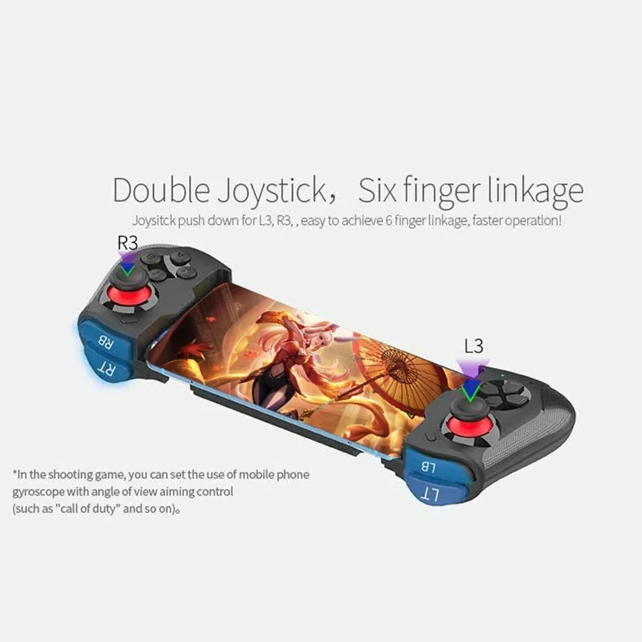 Mando Gamer para Móvil Bluetooth (Compatible con Android y iPhone) - Imagen 3