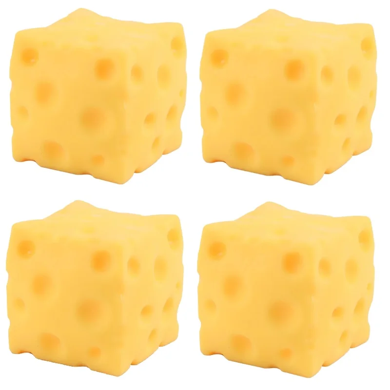 Juguete Antiestrés Blandito en Forma de Queso de Mantequilla Cuadrado - Imagen 8