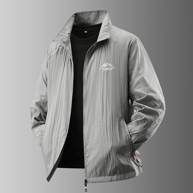Conjunto deportivo de primavera/verano para hombre 2025, chándal de 2 piezas, traje deportivo, chaqueta y pantalón para correr, ropa de gimnasio para hombre. - Imagen 9