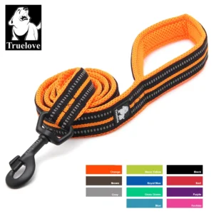 Correa suave para mascotas Truelove, nailon reflectante con malla acolchada para cachorros
