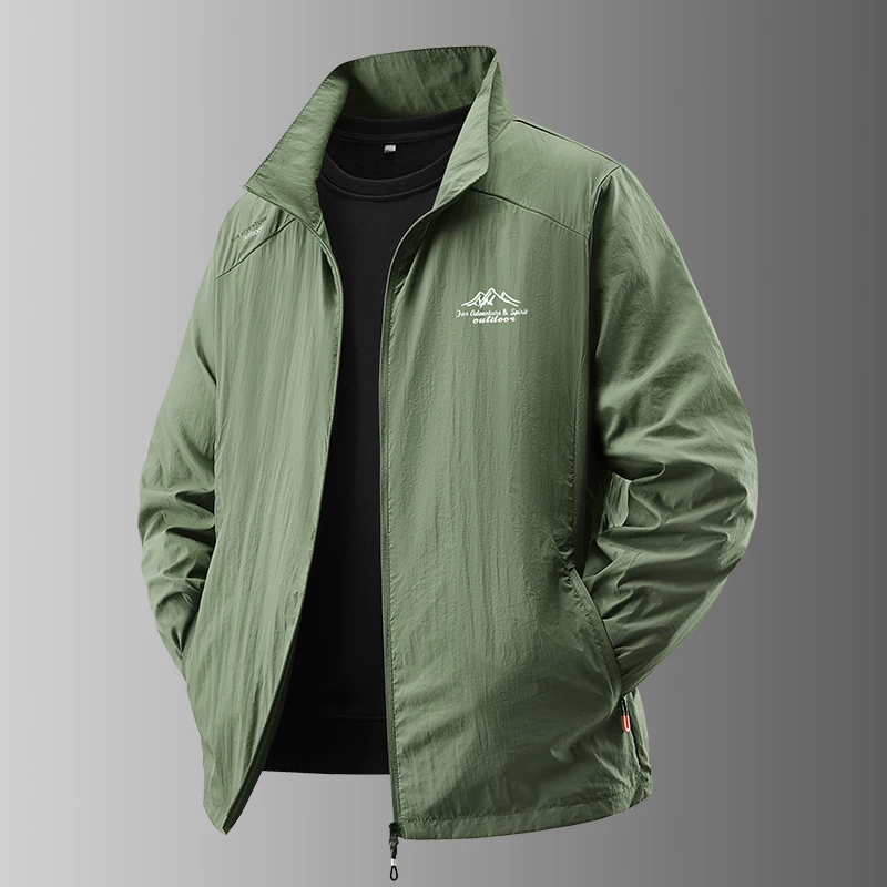 Conjunto deportivo de primavera/verano para hombre 2025, chándal de 2 piezas, traje deportivo, chaqueta y pantalón para correr, ropa de gimnasio para hombre. - Imagen 7