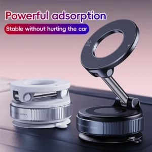 Soporte magnético plegable de escritorio para teléfono móvil con adsorción al vacío, soporte universal para navegación de vehículos y teléfonos móviles.