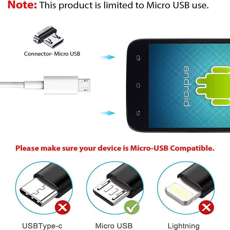 Cable USB A a Micro USB de 3A, cable de carga rápida, línea para teléfono móvil, cable adaptador USB para Samsung, Xiaomi, Android, PS4 y transferencia de datos. - Imagen 4