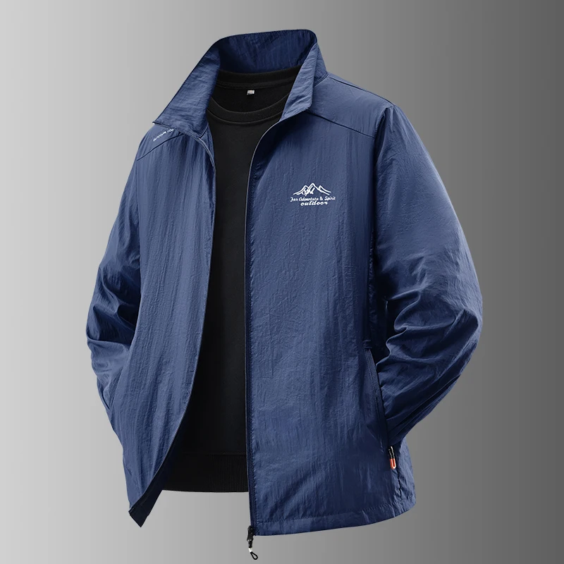 Conjunto deportivo de primavera/verano para hombre 2025, chándal de 2 piezas, traje deportivo, chaqueta y pantalón para correr, ropa de gimnasio para hombre. - Imagen 8