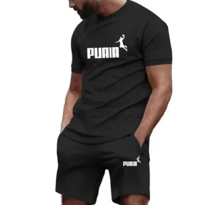 Conjuntos de verano para hombre: chándal de moda, camiseta de manga corta + pantalones cortos deportivos. Ropa casual para hombre. Conjuntos de joggers para hombre, tallas S-4XL.