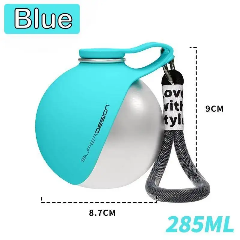 Termo de Viaje para Perros 2 en 1 – Botella de Acero Inoxidable y Taza de Silicona Antigoteo - Imagen 9