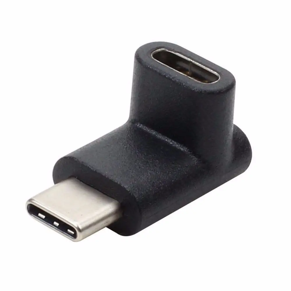 Adaptador convertidor USB-C 3.1 tipo C macho a hembra en ángulo recto de 90 grados para smartphone, para Samsung S9, S8, Note 9. - Imagen 8